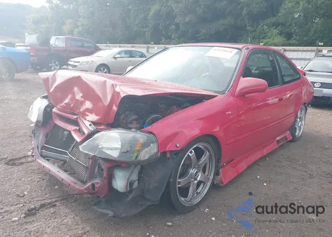 1997 Honda Civic Ex z USA, uszkodzony, nr VIN 1HGEJ8243VL070102